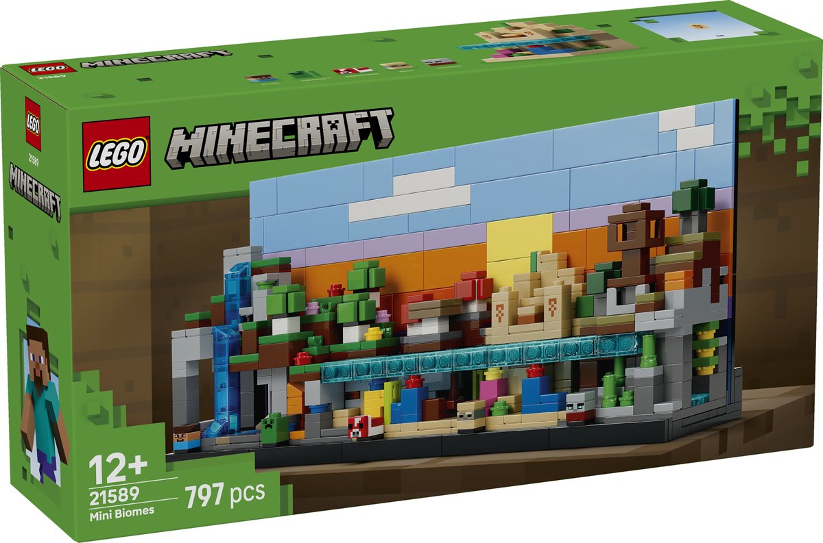 LEGO Minecraft Minibiomen Videogame Speelgoed voor Kinderen en Kinderkamer Decoratie - 21589 — cadeau in Spellen & Speelgoed - foto 5
