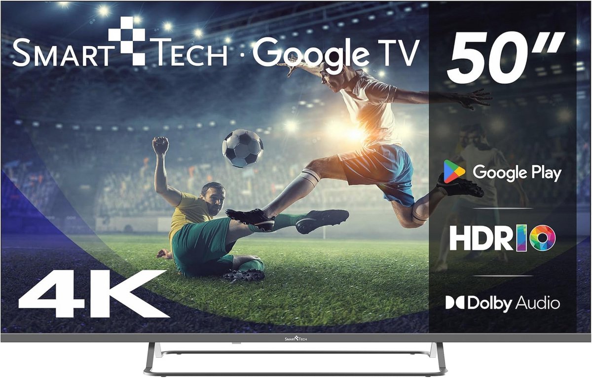 4K UHD TV 50 inch met Google TV en Dolby Audio