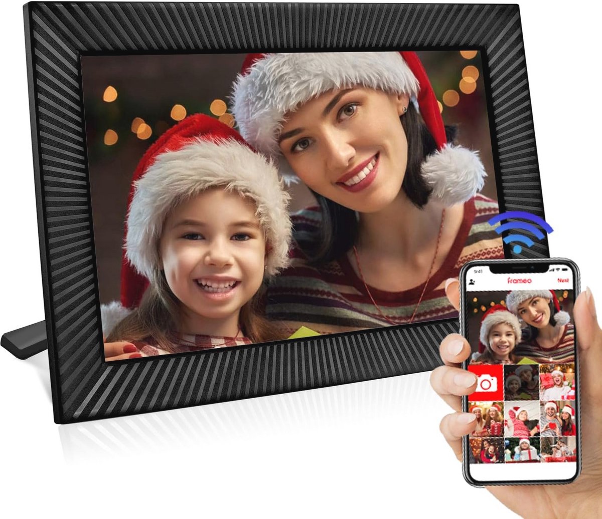 Digitale fotolijst 10,1 inch HD met WiFi en 32 GB opslag – Ideaal cadeau voor elke gelegenheid