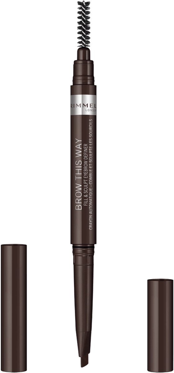 Rimmel Brow This Way wenkbrauwpotlood 03 Donkerbruin 0,25 g