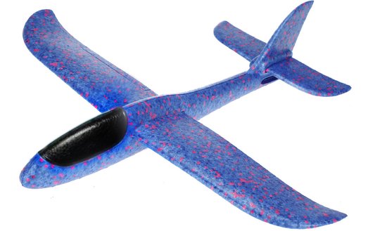 Zweefvliegtuig wegwerp blauw XL