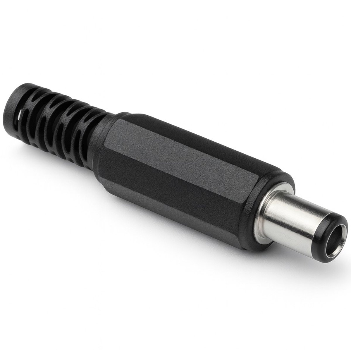 Soldeerbare mannelijke DC connector 2,5mm x 5,5mm - 9mm