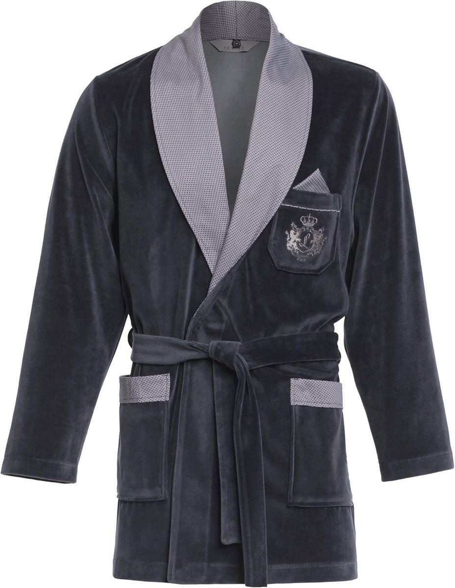 Korte Velours Badjas voor Heren - Elegant en Comfortabel