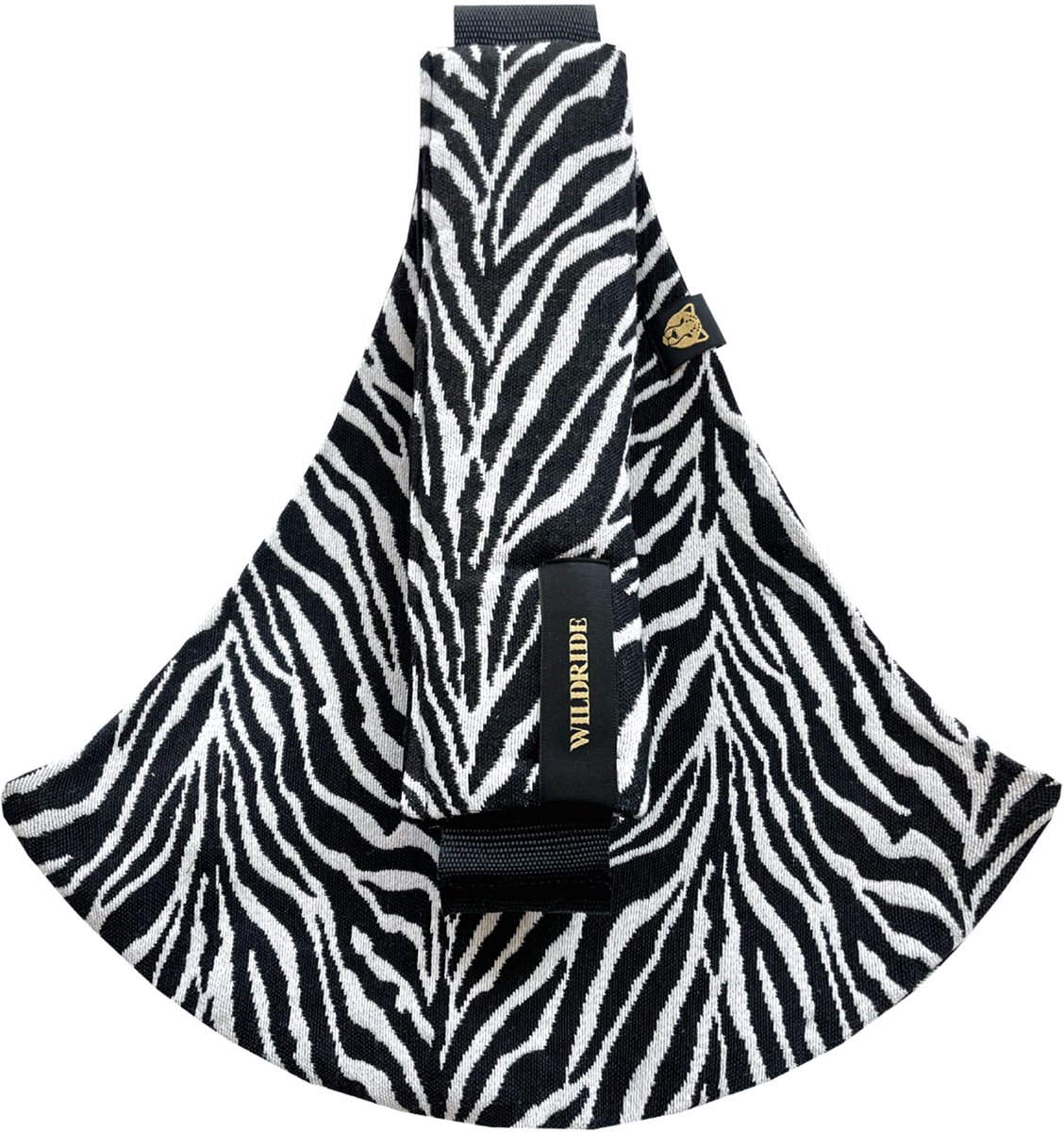 Wildride Kinderdrager Zebraprint Zwart - Draagzak voor kinderen van 9 maanden tot 4 jaar - Tot 20 kg - Baby Carrier Lichtgewicht & Draagbaar