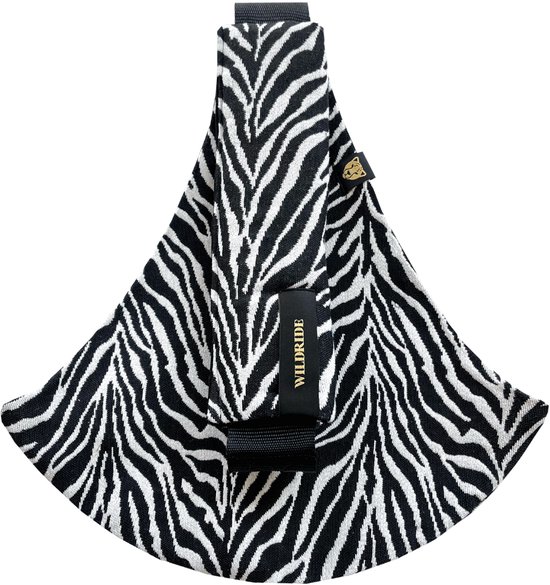 Wildride® Kinderdrager - Lichtgewicht & Draagbaar - Heupdrager Voor Kinderen van 9 Maanden tot 4 Jaar - Draagzak voor Baby en Peuter - Baby Carrier - Tot 20 kg - Zebraprint Zwart