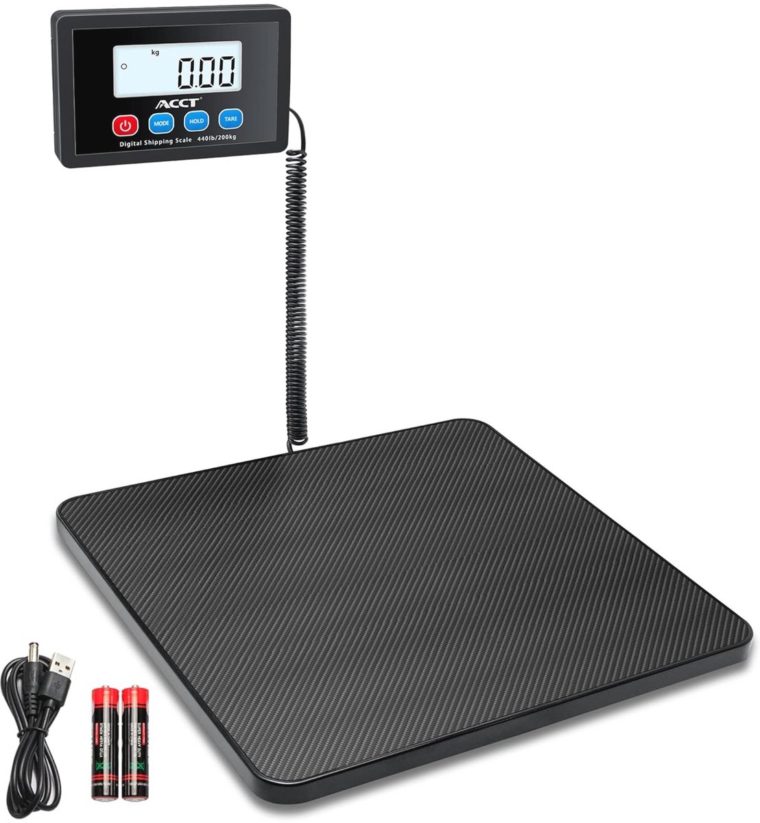 Digitale Postweegschaal tot 440 kg met Hold en Tare Functie