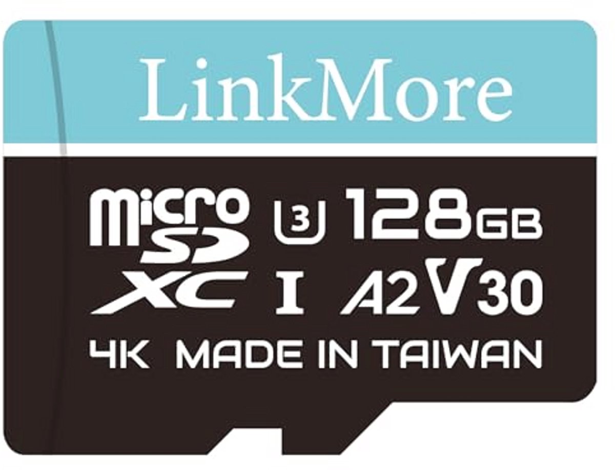 128 GB Micro SDXC-kaart met SD-adapter - Hoge leessnelheid tot 100 MB/s