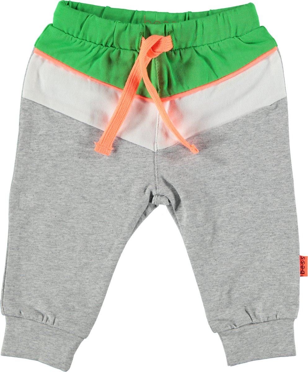 Bess - Joggingbroek - Grijs groen wit oranje - Maat 62