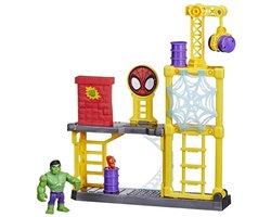 Marvel Spidey and His Amazing Friends Hulk's Smash Yard Speelset