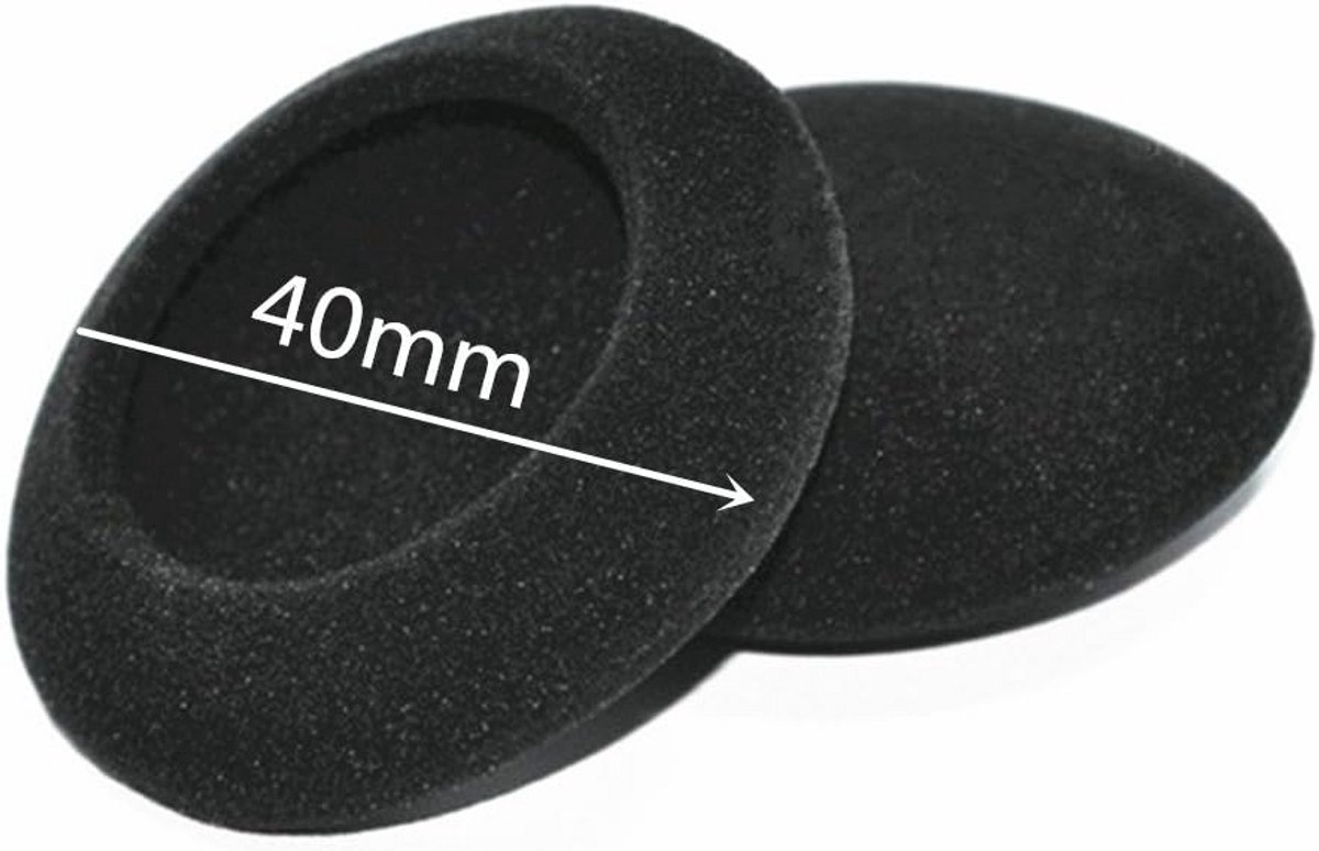 5 Paar Vervangende Schuim Oorkussens voor Hoofdtelefoons - Kussens Covers en Reparatie Onderdelen voor 40mm