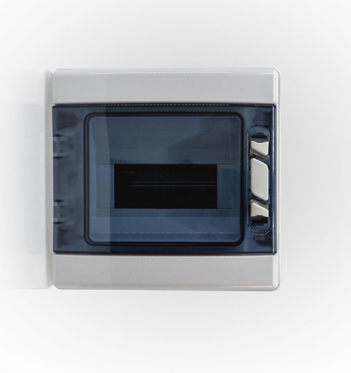 Waterdichte verdeelkast IP65, robuuste opbouwverdeler voor elektrische installaties, 8 modules
