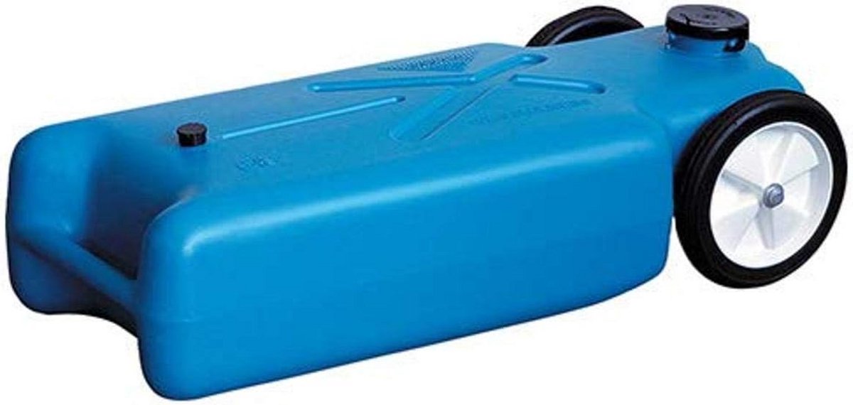 Draagbare Afvalwatertank met Wielen - 57 Liter Capaciteit