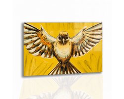 Vogel met brede vleugels – acrylglas – Glasschilderij – 120x80 cm