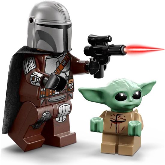 LEGO Star Wars - De Mandalorian en Grogu's Speederbike Bouwpakket voor Kinderen - 75436