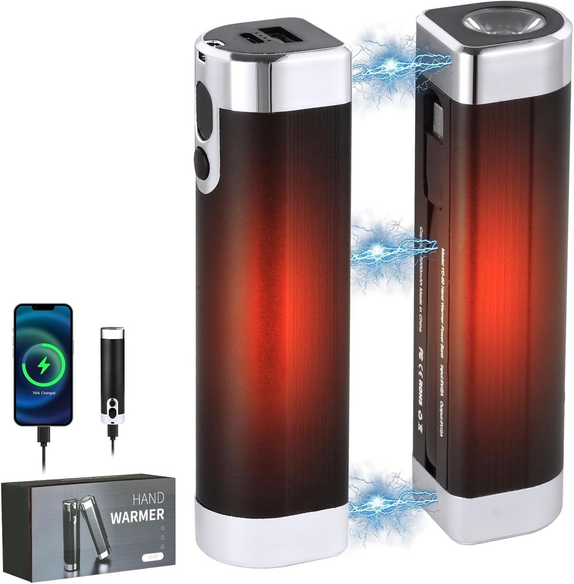 Oplaadbare Handwarmer USB - Draagbaar & Herbruikbaar
