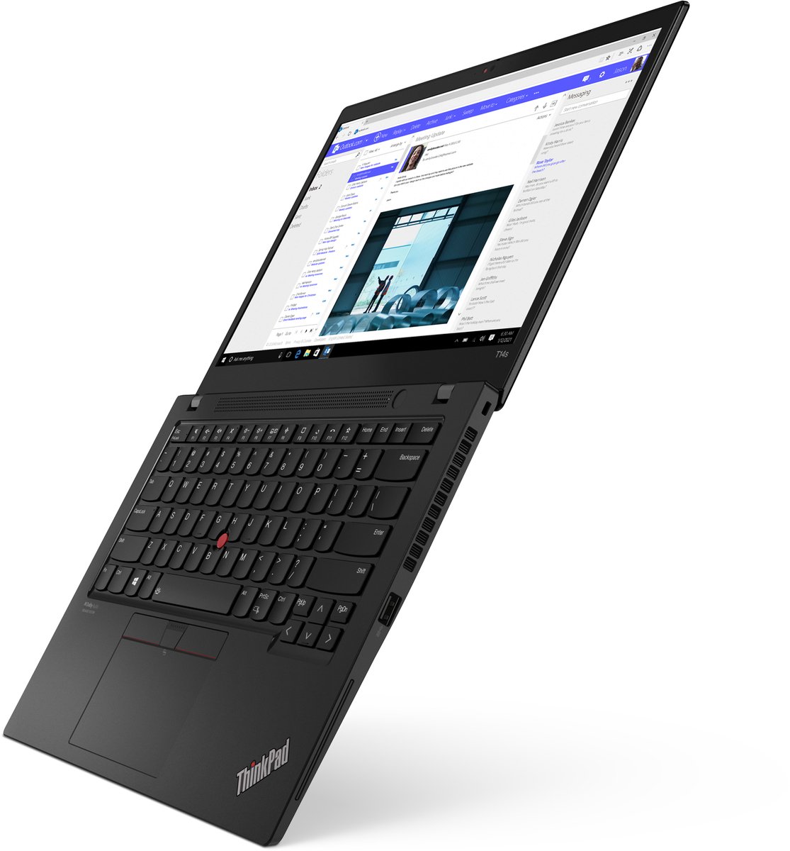 ThinkPad T14s Gen2 Intel Core i5-1135G7 (8MB Cache, 2.4GHz), 16GB LPDDR4x-SDRAM, 512GB SSD, 35.6 cm (14") Full HD 1920 x 1080 IPS, Intel Iris Xe Graphics, WLAN, Webcam, Windows 11 Pro 64-bit thumbnail 5