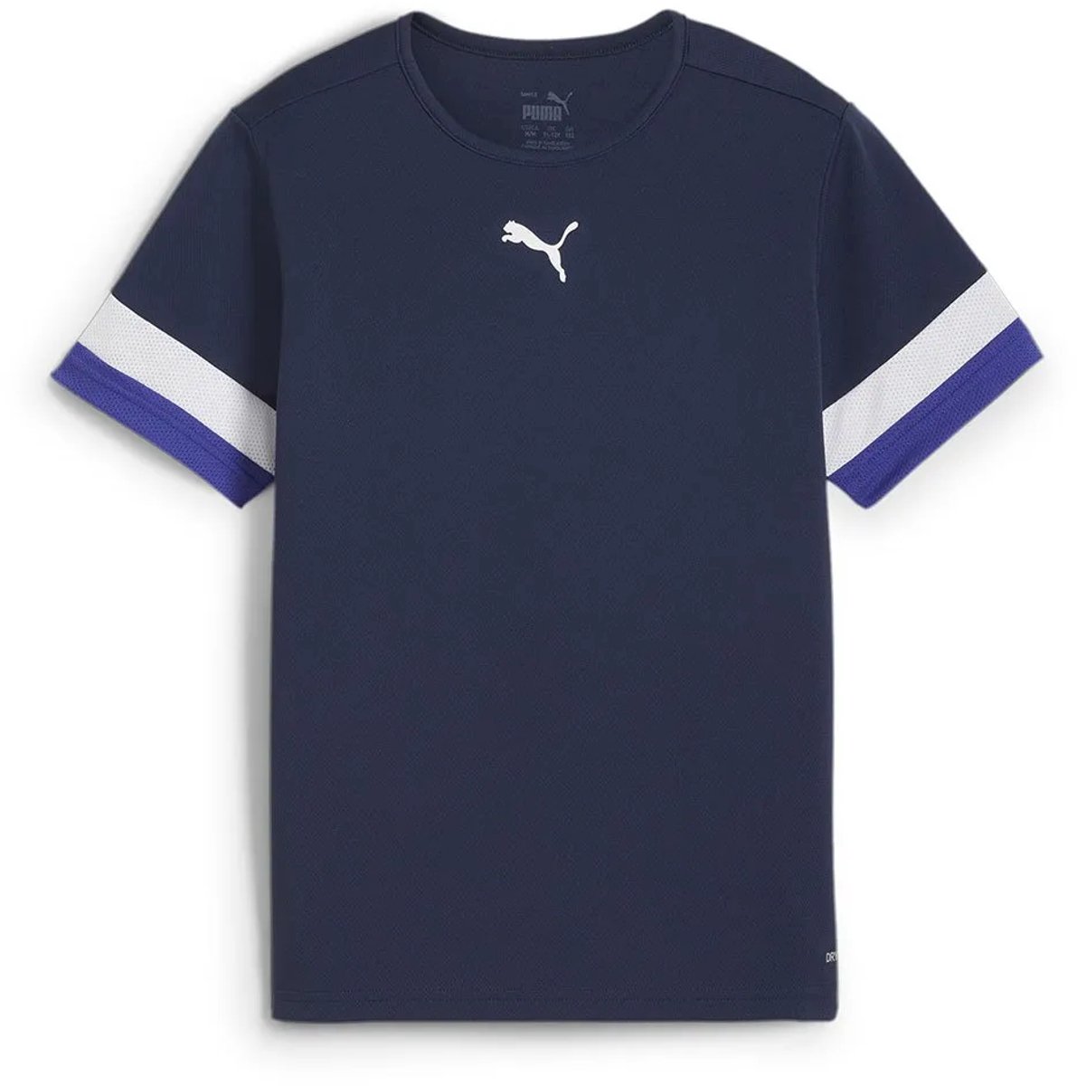 Puma Rise T-shirt Met Korte Mouwen 7-8 Years Kinderen Marineblauw