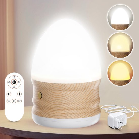 Avafato Daglichtlamp, 16.000 lux, aanraakbediening, uv-vrije zonlichtlamp met 3 kleurtemperaturen, 4 instelbare helderheidsniveaus en 4 timers, met 45 graden opvouwbare standaard, voor thuis en op