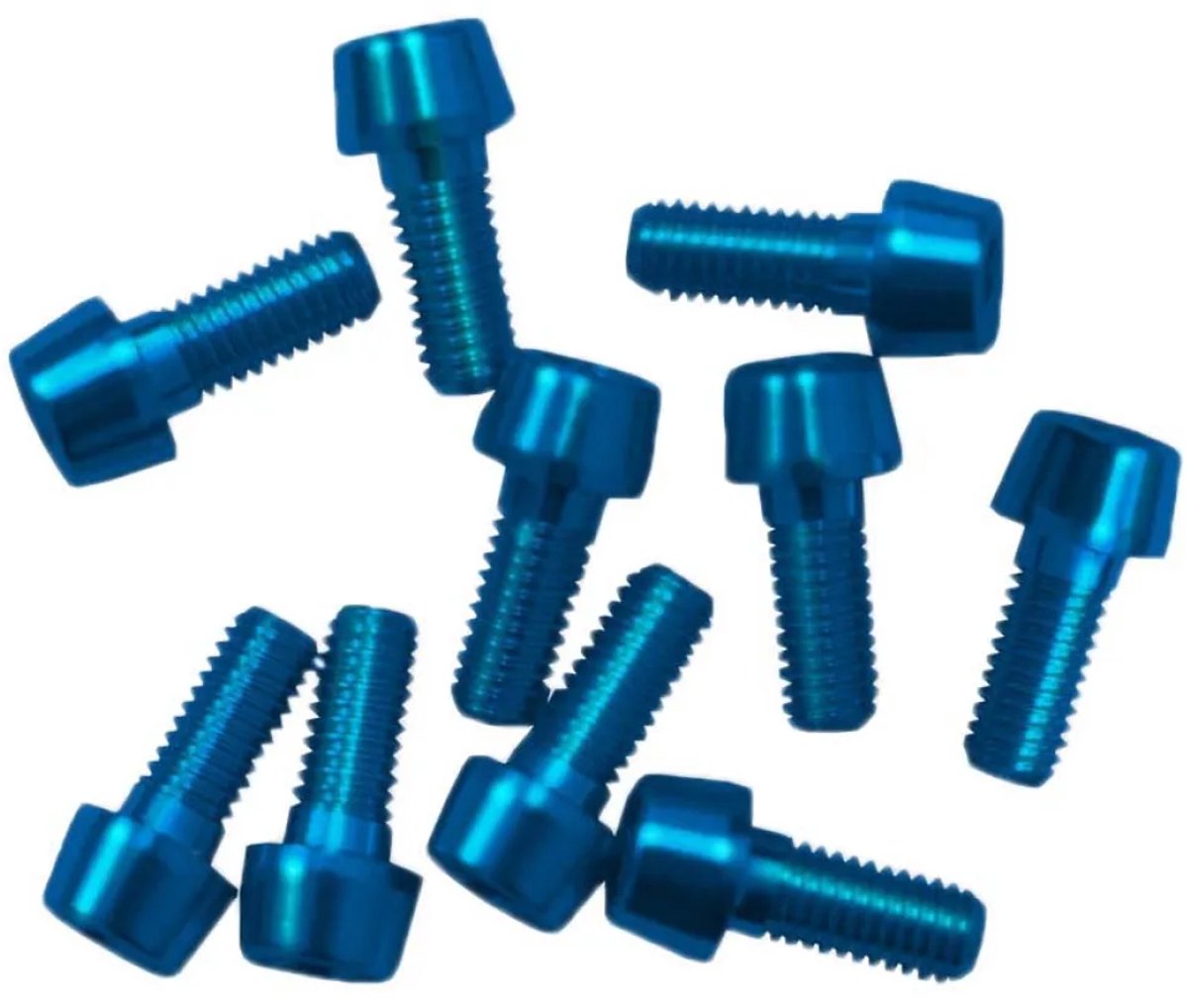 Msc Alu7075t6 Anodised Bout 10 Eenheden Blauw M6 x 20 mm