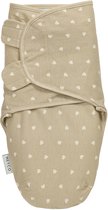 Meyco Baby Sweet Heart Swaddlemeyco Inbakerdoek - Sand/Soft Sand - 0-3 maanden - 1.0 TOG