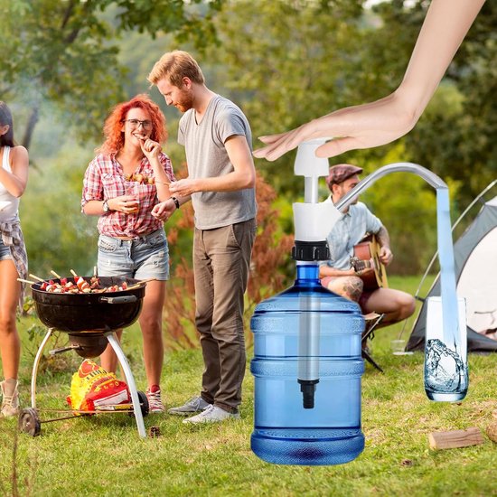 Waterhandpomp voor Camping en Caravan - Dubbele werking, Wit - Vervangende Handpomp voor Caravan Spoelbak - Handmatige Waterpomp voor Kamperen. — afbeelding 3