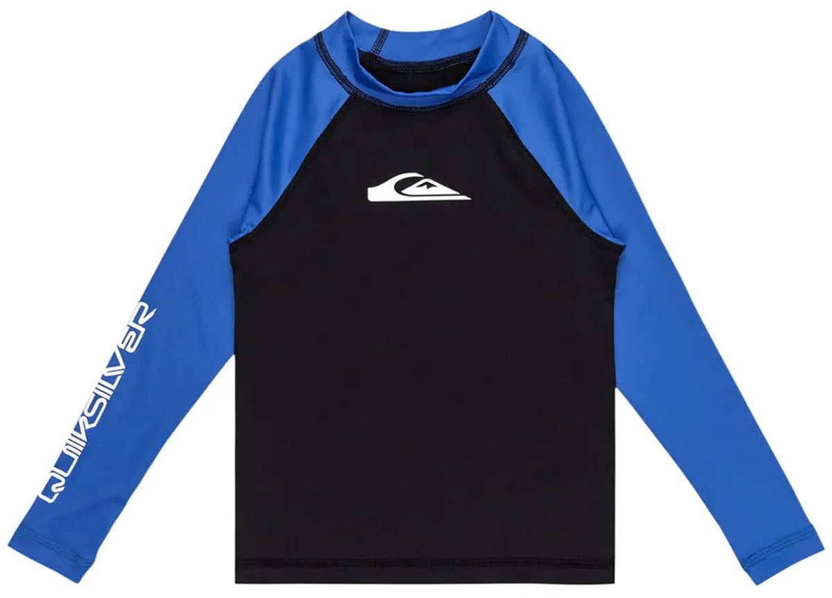 Quiksilver Everyday Upf50 Rash Guard Met Lange Mouwen Blauw 6 Years Jongen