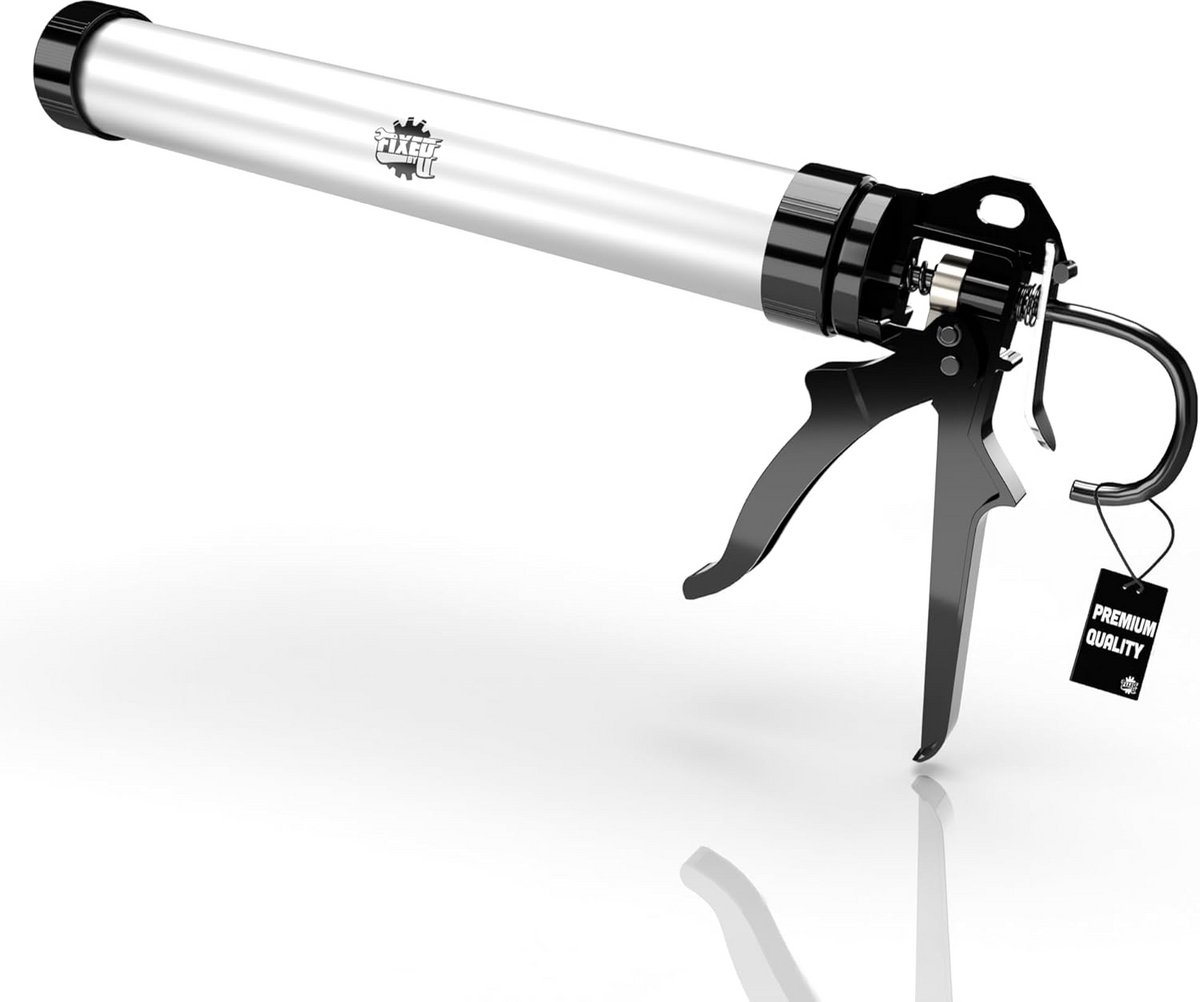 Metalen Cartridgepers voor Siliconen, Acryl en Montagelijm - 18:1 Overbrenging - Geschikt voor 310 ml Cartridges en Zakjes