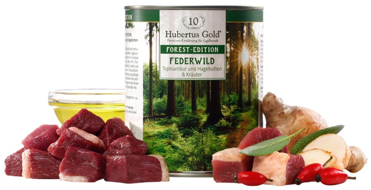 Hubertus Gold Forest Edition Federwild - 6 x 800 gram