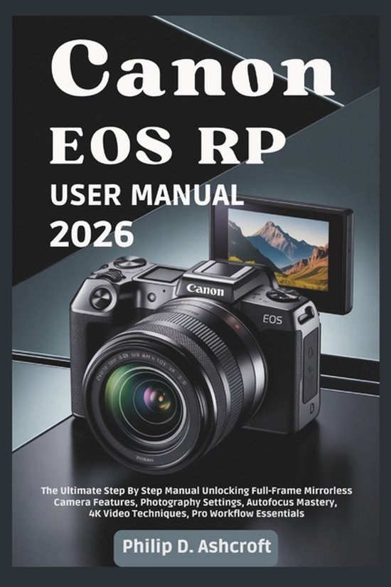 Canon EOS RP User Manual 2026 - cover