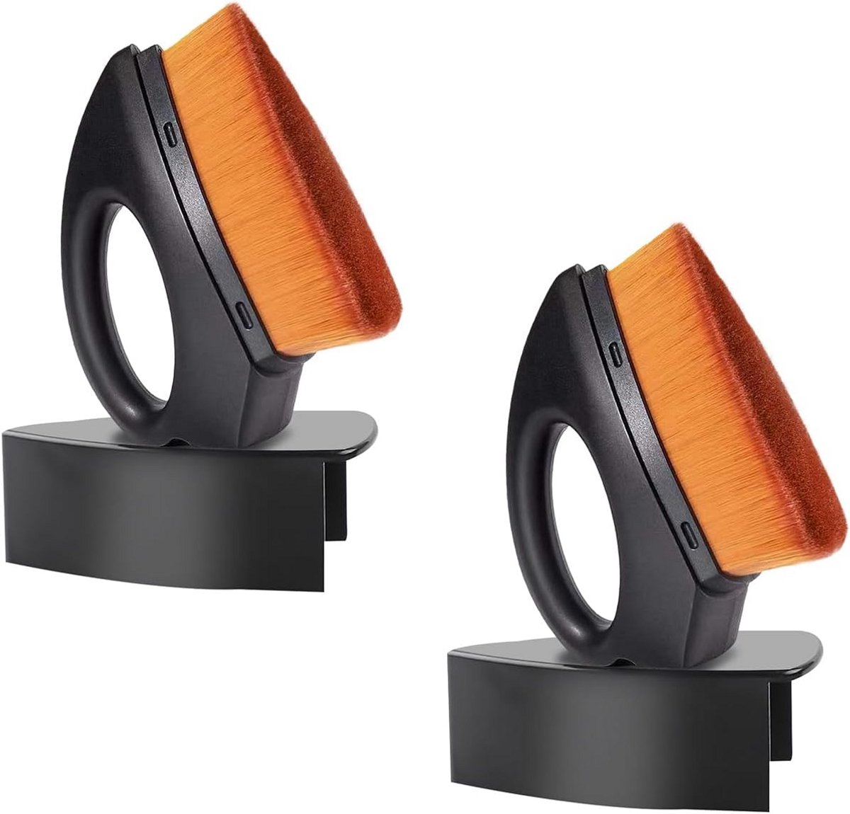 Set van 2 bandenreinigingsborstels met handgreep - voor diepe reiniging en glans