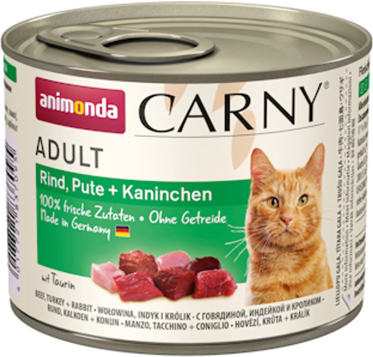 Animonda Animonda Carny Adult - Rund met Kalkoen en Konijn - 6 x 200 g