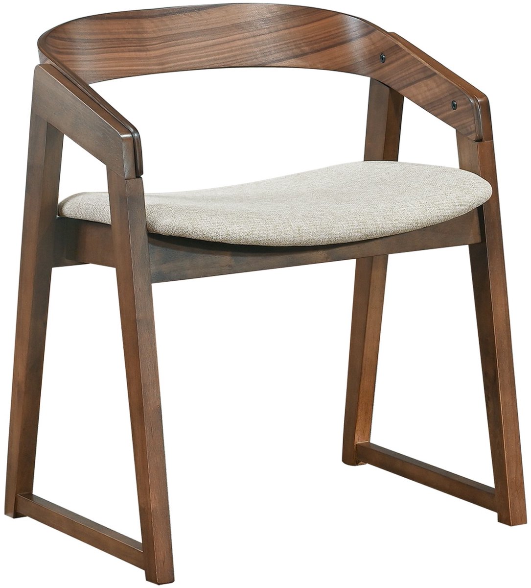 Selsey Saloss – Houten stoel bruin / beige