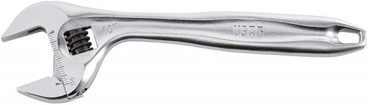 Rolvorksleutel met Snelverstelling 250 mm - Verchroomd