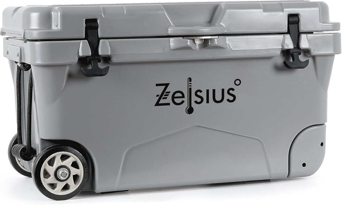 Koelbox 50 liter met wielen voor auto, camping en outdoor activiteiten