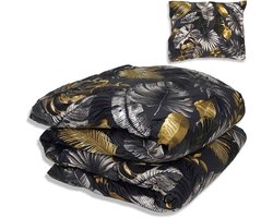 Dekbed zonder overtrek - All year 140x200cm - Junglestijl - Wasbaar Dekbed Zonder Overtrek – Hypoallergeen & Antibacterieel – 30 dagen proefslapen - Wasbaar hoesloos dekbed - Bedrukt dekbed - zomerdekbed & winterdekbed