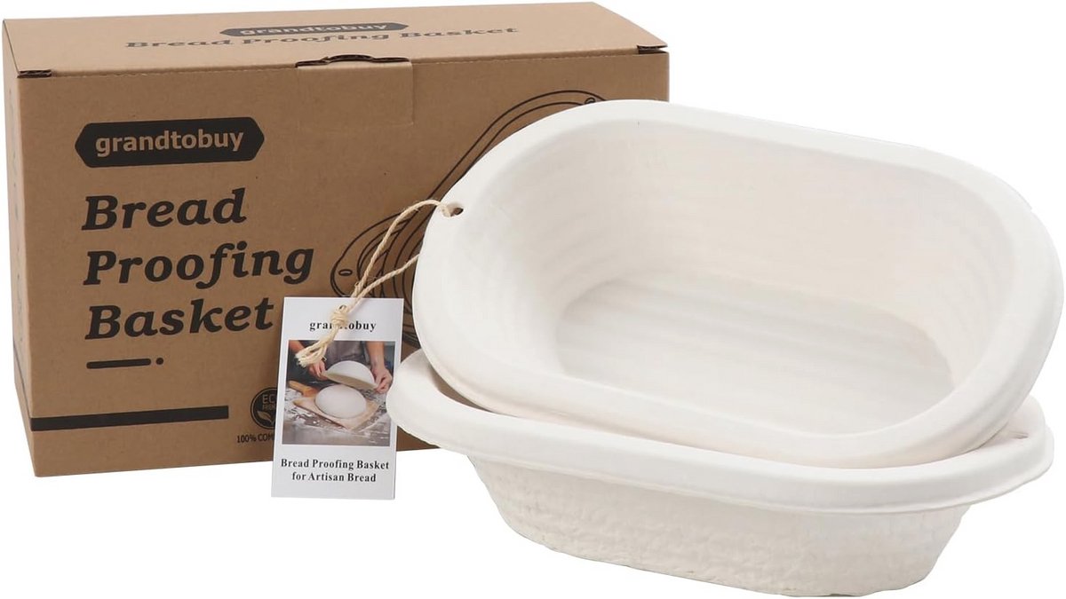 Ovale Pulp Brood Proofing Mand 11 inch - Ideaal voor Zuurdesem en Ambachtelijk Brood