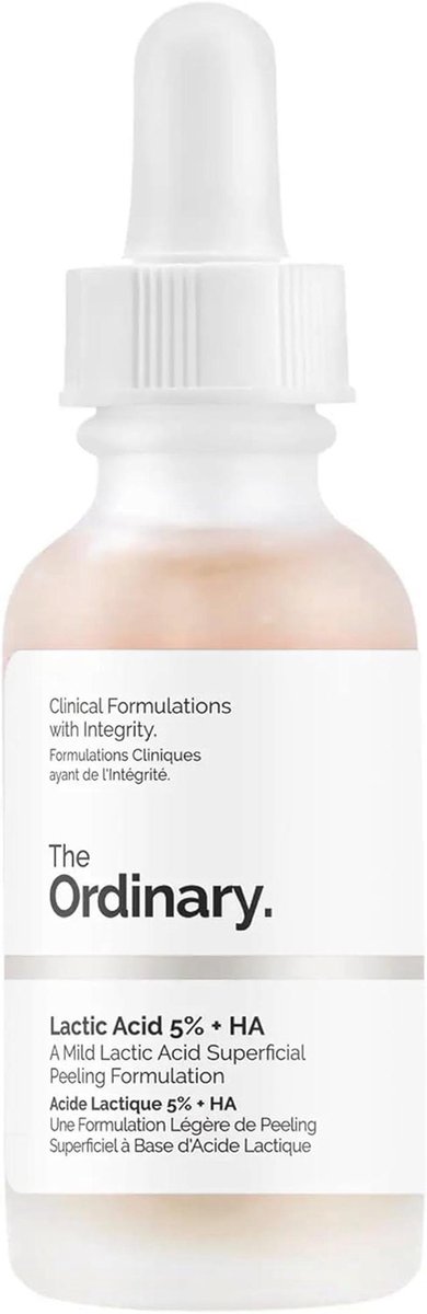 Peeling met melkzuur 5% en hyaluronzuur 2% - 30 ml