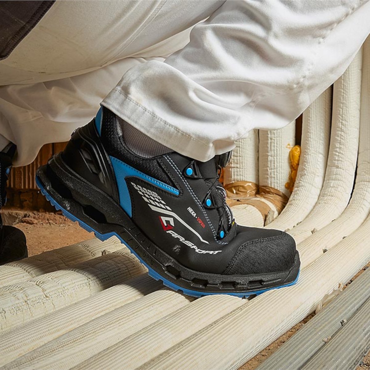 Garsport veiligheidsschoenen Hexa-Viper Low Boa® E3 S3S ESD - Zwart