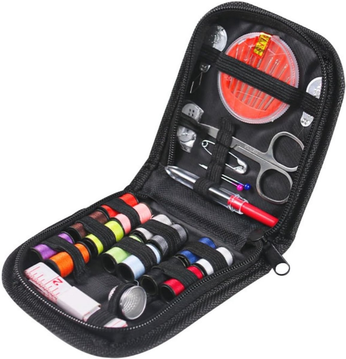 Draagbare Naaikit voor Beginners en Reis, Essentiële Naaigerei en Accessoires