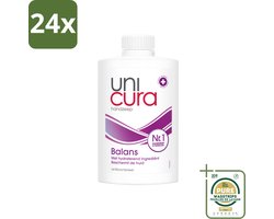 Unicura – Vloeibare Zeep Navulling – Balans – 250 ml - Voordeelverpakking - 24 stuks - Handhygiëne - Hand reinigen