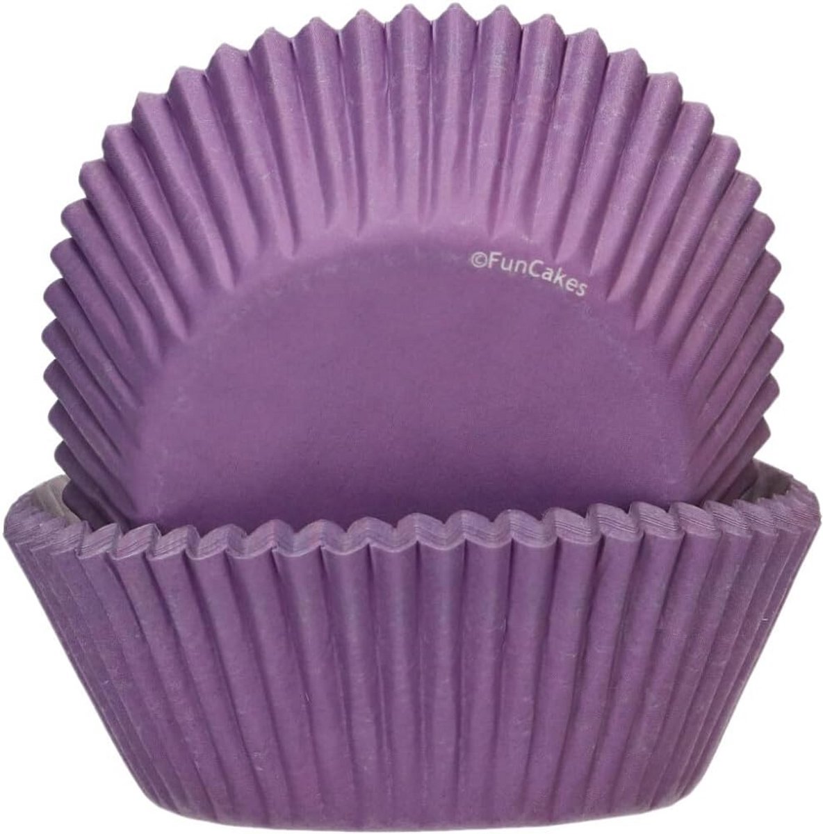 48x Royale Paarse Cupcakevormpjes - Bakvormpjes voor Muffins en Taartdecoratie