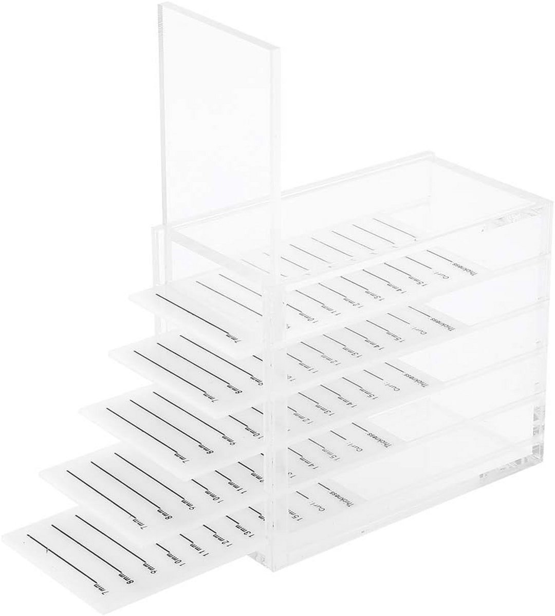 Wimperopbergdoos met 5 lagen - Make-up Organizer voor Wimpers en Make-up Gereedschap