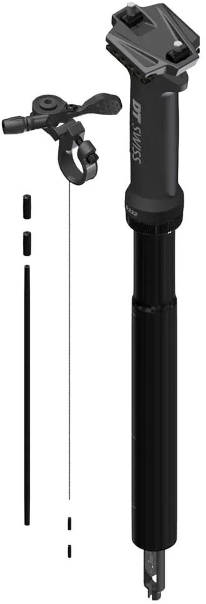 Dt Swiss D 232 L1 Trigger Dropper Zadelpen 60 Mm Zilver 340-400 mm / 30.9 mm