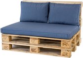 Madison Rugkussen Lounge Panama Safier Blue - 60 x 40cm