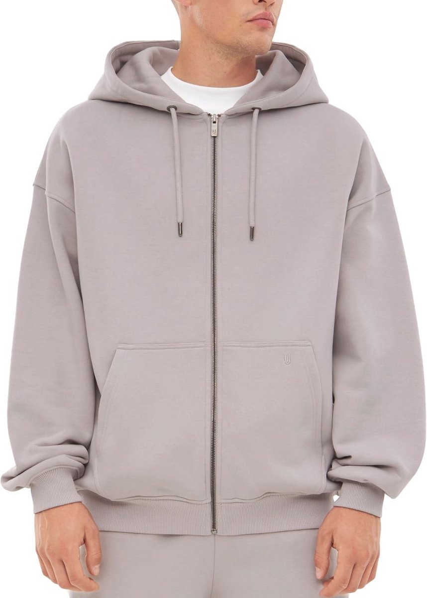 Oversized unisex hoodie met ritssluiting - Comfortabel en stijlvol sweatshirt voor elke gelegenheid