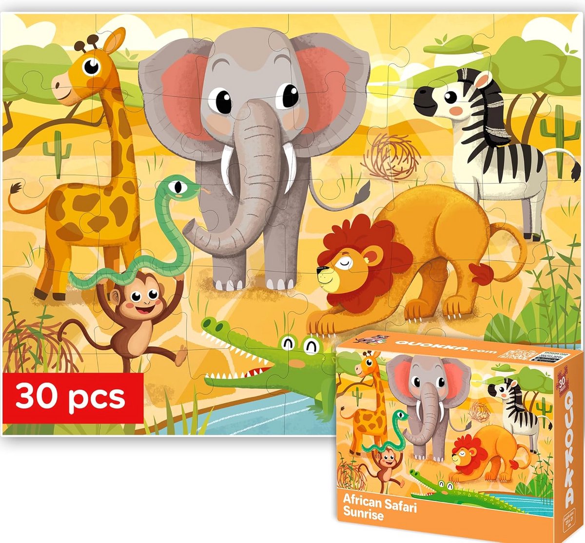 Educatieve Puzzels Voor Kinderen 3-6 Jaar - Leerzame Vloerpuzzels Van 30 Stukjes Over Brandweerlieden