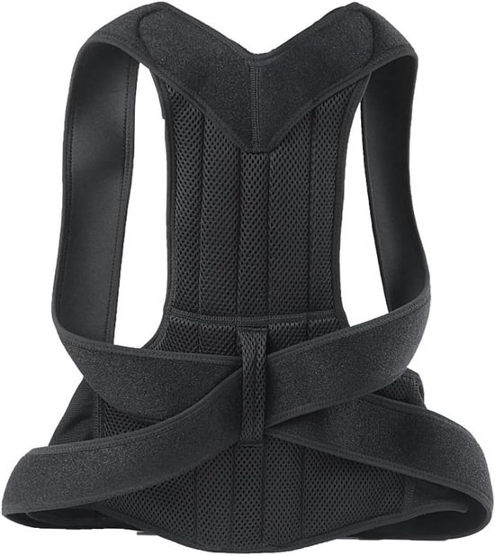 Gebochelde Rug Unisex verstelbare rugsteungordel, ademende houdingcorrector, gebruikt ...