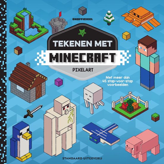 Tekenen met Minecraft Pixelart - cover