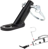 Fietskarkoppeling - Fietsadapteraccessoire - Aanhangwagenaccessoire -aanhangwagenkoppeling -Adapter Accessoires - Geschikt voor fietsen, mountainbikes, fietskarren voor huisdieren, kinderkarren - Zwart