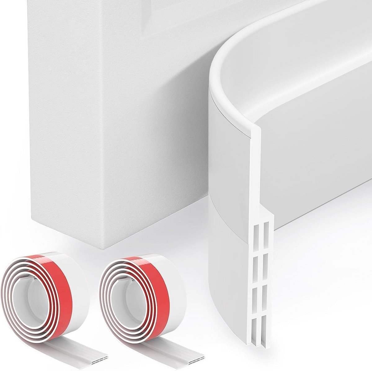 Deurtochtstoppers 2 stuks 99 cm - Onder deurafdichting voor Stof- en Geluidsisolatie
